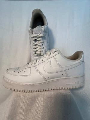 Nike Men's Air Force 1 '07 Low Triple White Very Good Cond