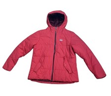 Youth XL REI Puffer Coat Hooded Jacket Size 18 Red/Orange Winter Kids