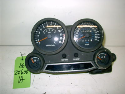KAWASAKI 86 ZX 600A ZX600 A GAUGES METERS USED | eBay