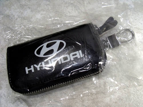 Cartera porta tarjetas con cubierta para llaves de coche de cuero genuino - Imagen 8 de 8