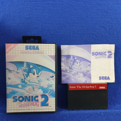 Master System SONIC The Hedgehog 2 *y Sega PAL REGION FREE (Works in US ...