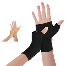 1 Pair Copper Compression Wrist Brace Carpal Tunnel Wrist Brace Night Support...