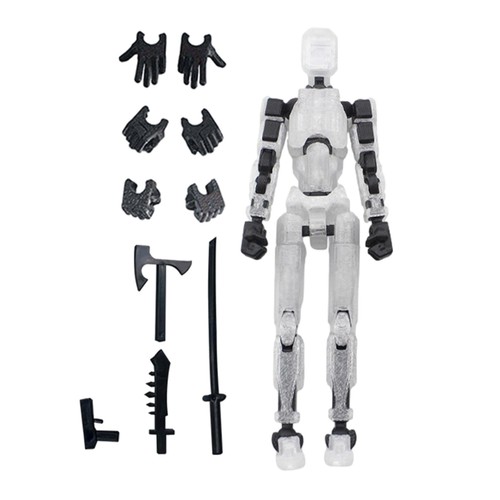 Action Figure Toy Robot,3D Printed Jointed Movable Toy Full Body Movable Toy - Picture 16 of 23
