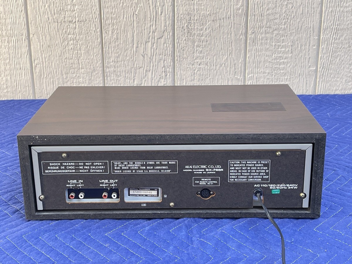 Akai GX-F66R Stereo Cassette Deck | eBay Akai GX-F66R Stereo Cassette Deck | eBay