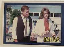 Dallas Tv Show Trading Card #31 JR Ewing Larry Hagman Linda Gray