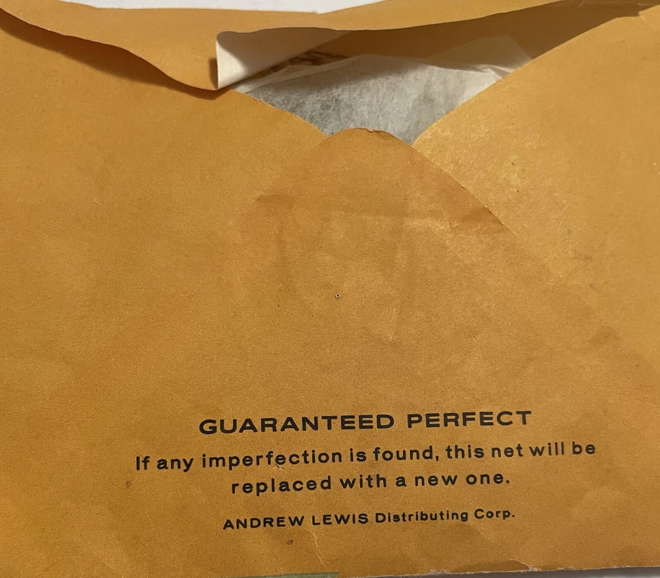 Vtg. Anita Lewis Nylon Hair Net Dk.Brown Bob Size Superfine No.215/3,AC - Image 4 of 4