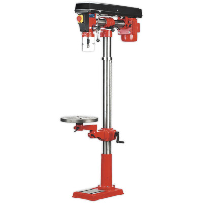 5-Gang Radial Boden Säulenbohrmaschine - 550W Motor - 1620mm Höhe - Schwerlast
