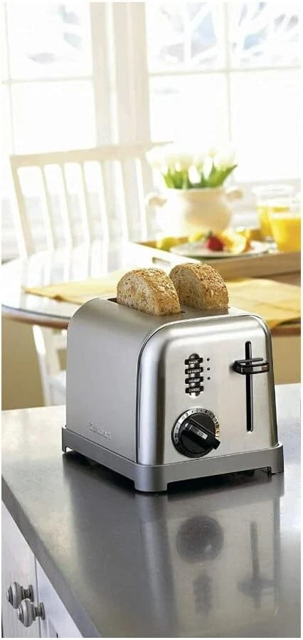 Cuisinart CPT-160 Metal Classic 2-Slice Toaster, Brushed Stainless - Image 4 of 4