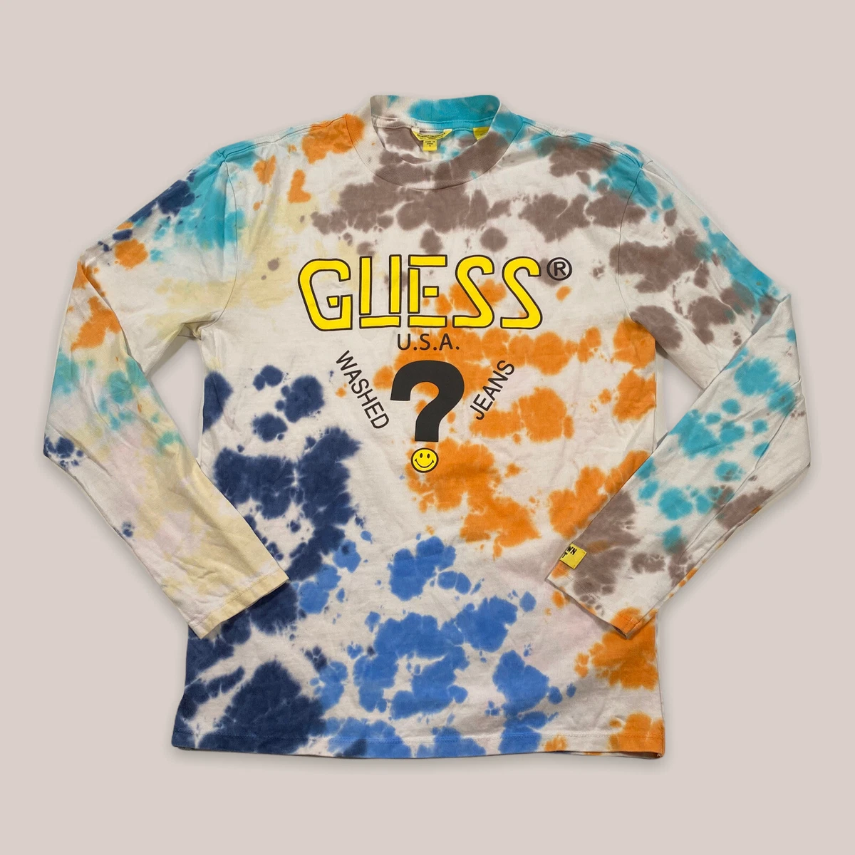 Guess x chinatown market best sale x smiley hoodie sweatshirt