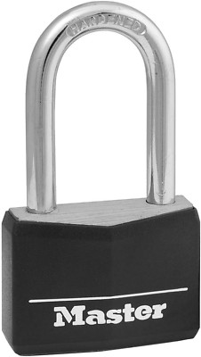 Master Lock Covered Aluminum Lock, Locker Lock with Key, Key Lock for Outdoors, 