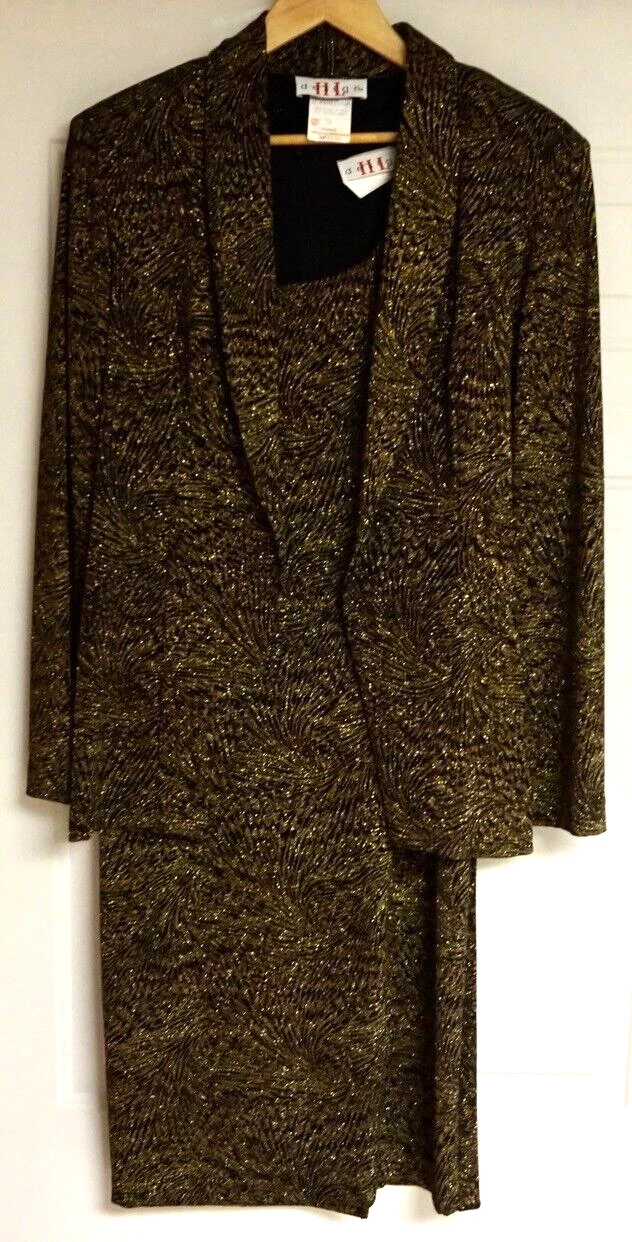 KITH OUTFIT DONNA HL DESIGN 2 PEZZI CON GIACCA E ABITO SMANICATO MULTICOLORE TAGLIA 8!!