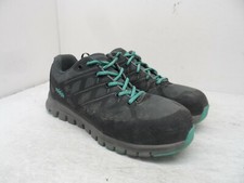 AGGRESSOR Women's Steel Toe Steel Plate Safety Work Shoes 1501 Gray/Black 6.5M