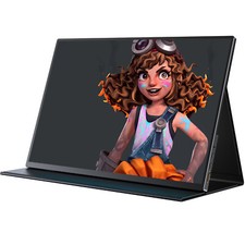 EVICIV 2.5K Portable Monitor 16" 2K QHD 500 Nits HDMI Dual USB C Second Display