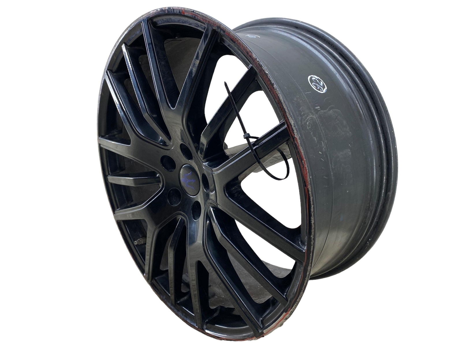 2017-2024 MASERATI LEVANTE (B) 21x9' ET 40.5 FRONT WHEEL RIM BLACK *CURB RASH*