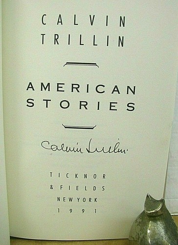 American Stories by Calvin Trillin *Signed First Printing* 1989 HB/DJ - Picture 2 of 2