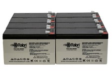 Raion 12V 9Ah Battery For APC BACK-UPS ES BE650BB - 8 Pack