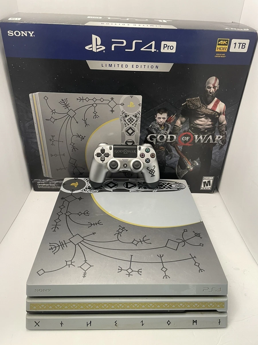 Complete PS4 Pro Console, Controller &amp; - God of War Edition eBay