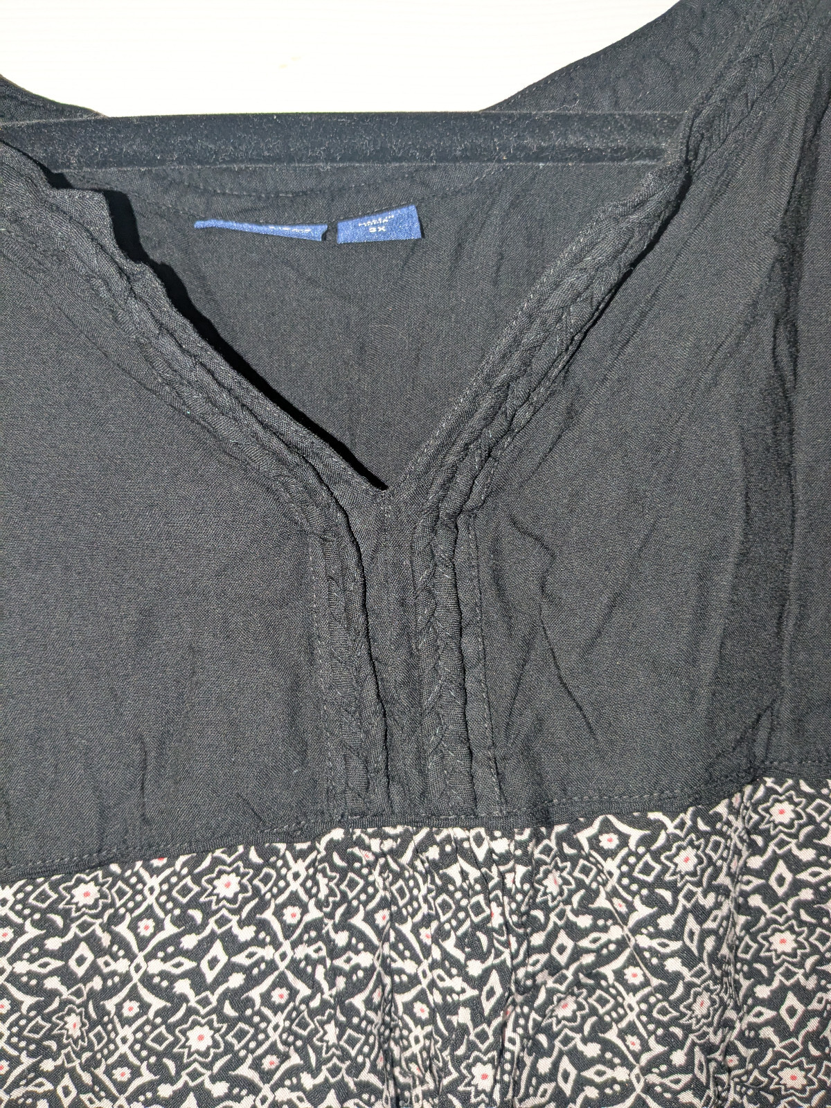 Basic Editions Plus Size 3x Polyester Sleeveless … - image 3