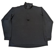 Vintage Patagonia Men’s Size Medium Black Capilene Quarter Zip Made in USA