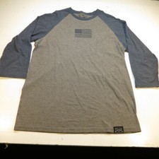 CAMISETA JERSEY MANGA LARGA EE. UU. ESTADOS UNIDOS AMÉRICA Para Hombre L Estilo Militar