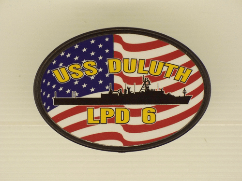 USS DULUTH LPD 6 Hitch Cover Military USN U S Navy - Picture 4 of 4