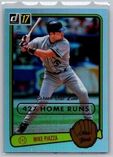 Mike Piazza 2017 Donruss RETRO 1983 CAREER STAT LINE RV-41 Baseball Card /427