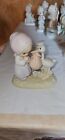 523178 Precious Moments Joy On Arrival Mother with Stork Figurine 1990