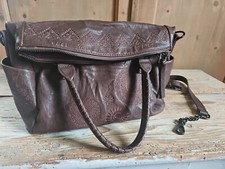 Borsa Desigual Albita Loverty Pelle Marrone Tracolla A Mano 