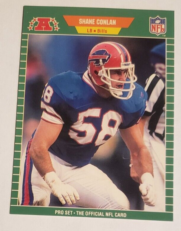 1989 Pro Set Card #19 Shane Conlan LB Buffalo Bills        ***40% OFF 2 or MORE