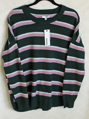 Sonoma Sweater Tunic Size XL Long Sleeve NWT Stripes New With Tags 