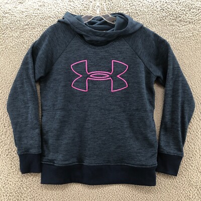 Under Armour Sweater Womens Extra Small Sweatshirt Pullover Loose Fit Coldgear