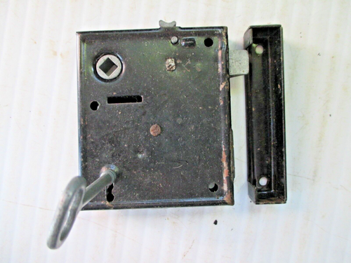 Vintage Unbranded Mortise Lock w/ KEY! - Picture 2 of 3