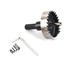 48mm HSS Drill Bit Hole Saw Tooth Set Stainless Steel Metal Alloy Cutter