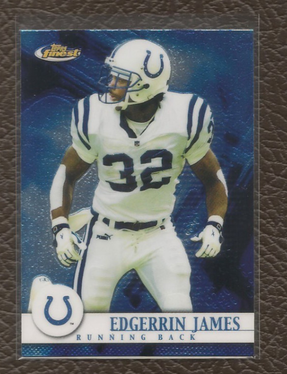 Edgerrin James 2001 Topps Finest #16 Indianapolis Colts