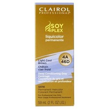 Clairol Soy4Plex Liquicolor Permanente 4A/46D Light Cool Brown 2oz / 59ml