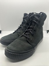 Timberland Women's Skyla Bay 6 In Sneaker Boots Black Nubuck Size 8