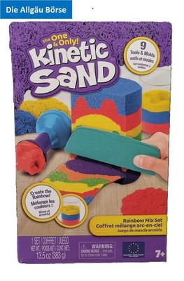 Spin Master Kinetic Sand Rainbow Mix Set Modellieren ab 7 Neu OVP