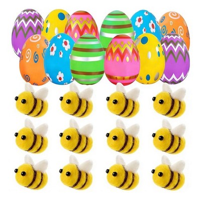 Osterei gefüllt Osterkorb Stuffers Deko süß Mini Deko vorgefüllt