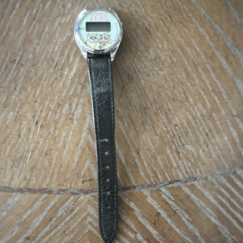 vintage Bradley Time Star Wars Return of the Jedi Ewok digital watch