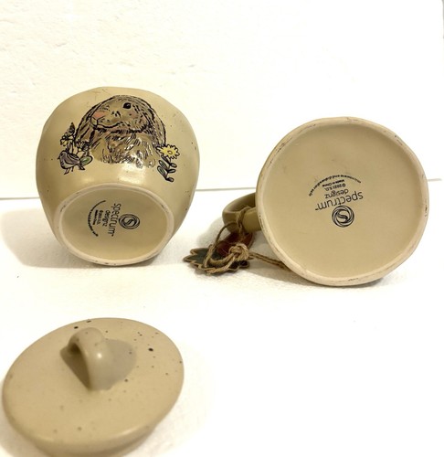 Bunny Creamer and Sugar Set Spectrum Designz Evergreen. Easter - Picture 5 of 6