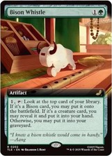 Bison Whistle (Extended Art) - Near Mint MTG