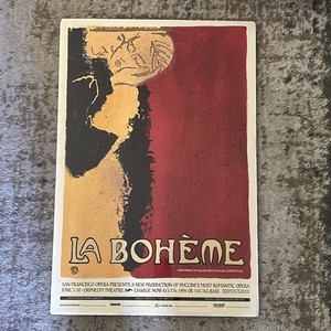 La Boheme Poster | eBay