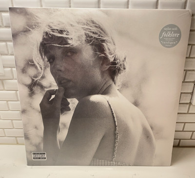 Taylor Swift Folklore Deluxe 2xLP  Meet Me Behind The Mall  Grey Vinyl Sealed