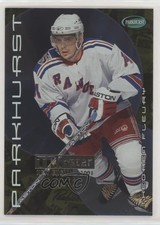 2001-02 ITG Parkhurst Gold Tri-Star New England /10 Theoren Fleury #36 7ez