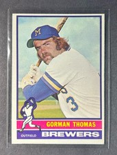 1976 Topps Gorman Thomas Brewers #139 VG-EX OR BETTER