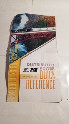 Norfolk Southern Distributed Power Quick Reference Guide 2019