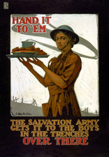 WWI Salvation Army Gets It to the Boys 1918 Poster Print by Science Source, (18 