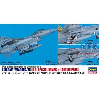 HASEGAWA HAS35112 US Aircraft Weapons VII (X72-12)