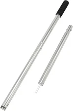 Multifunctional Pool Cover Tool Swimming 3'4" x 1" (Hexagonal), Silver 