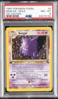1999 POKEMON FOSSIL 1ST EDITION #5 GENGAR-HOLO PSA 8